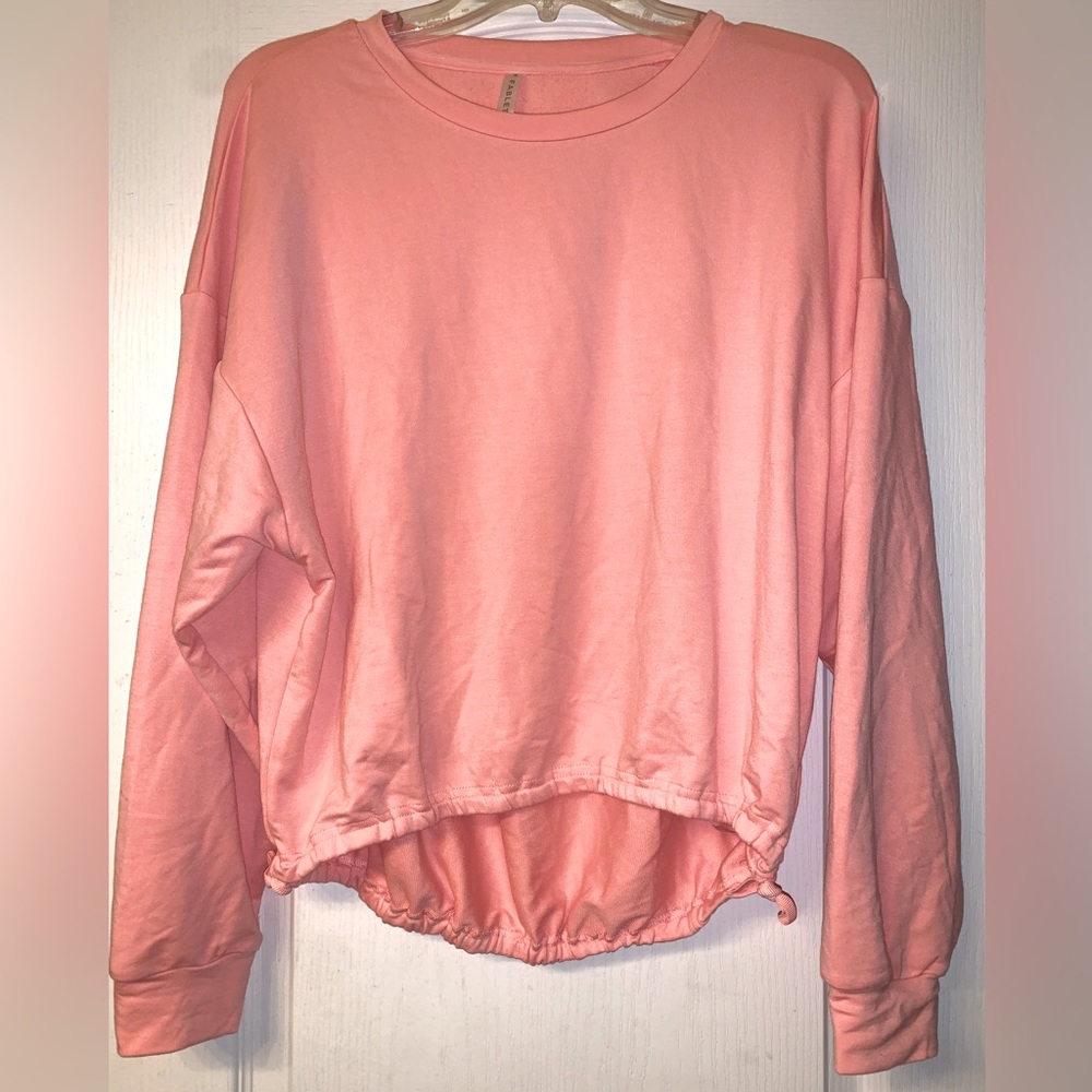 Fabletics Luxe Cinched High Low Style Soft Terry … - image 1